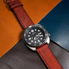 Emery Signature Pueblo Leather Strap in Bordeaux (18mm) - Nomad Watch Works SG