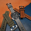 M1 Vintage Leather Watch Strap in Grey - Nomad Watch Works SG