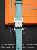Dress Epsom Leather Strap in Tiffany - Nomad Watch Works SG