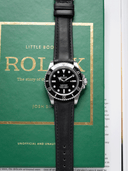 Classic Horween Chromexcel Leather Strap in Black - Nomad Watch Works SG