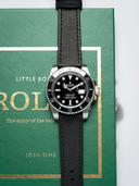 Signature Pueblo Leather Strap in Black - Nomad Watch Works SG