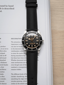 MTO Sailcloth FKM Rubber Strap in Black - Nomad Watch Works SG