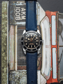 Classic LPA Camo Leather Strap in Blue Camo - Nomad Watch Works SG