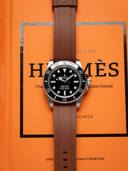 Flex FKM Rubber Strap in Brown - Nomad Watch Works SG