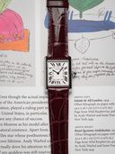 MTO Crocodile Leather Strap in Burgundy (Semi-Glossy) for Cartier Tank - Nomad Watch Works SG