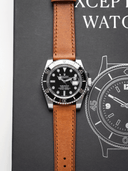 Signature Pueblo Leather Strap in Cognac - Nomad Watch Works SG