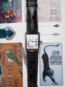 MTO Ostrich Leather Strap in Dark Brown - Nomad Watch Works SG