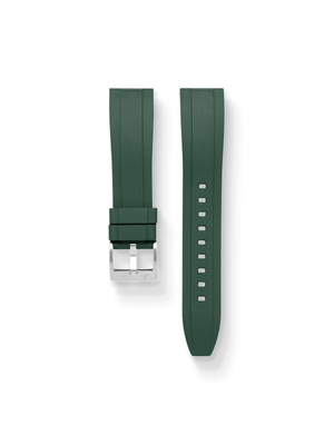 Flex FKM Rubber Strap in Green - Nomad Watch Works SG