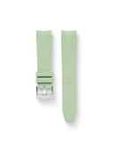Retro Rubber Strap in Green for Omega x Swatch Moonswatch