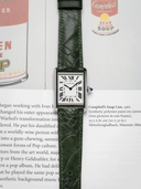 MTO Ostrich Leather Strap in Green for Cartier Tank - Nomad Watch Works SG