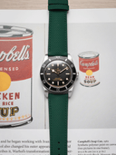 MTO Sailcloth FKM Rubber Strap in Green - Nomad Watch Works SG