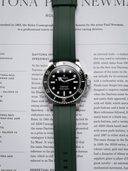 Flex FKM Rubber Strap in Green - Nomad Watch Works SG