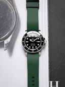 Classic FKM Rubber Strap in Green - Nomad Watch Works SG