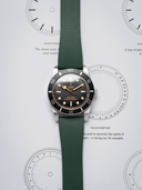CTS Classic FKM Rubber Strap in Green - Nomad Watch Works SG