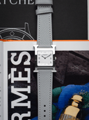 Dress Epsom Leather Strap in Grey - Nomad Watch Works SG