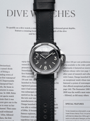 Ammo Horween Chromexcel Leather Strap in Navy - Nomad Watch Works SG