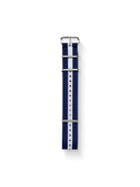 Premium Nato Strap in Navy White - Nomad Watch Works SG