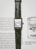 MTO Ostrich Leather Strap in Olive for Cartier Tank - Nomad Watch Works SG