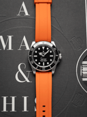Flex FKM Rubber Strap in Orange - Nomad Watch Works SG