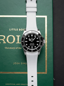 Sports FKM Rubber Strap in White for Rolex Submariner - Nomad Watch Works SG