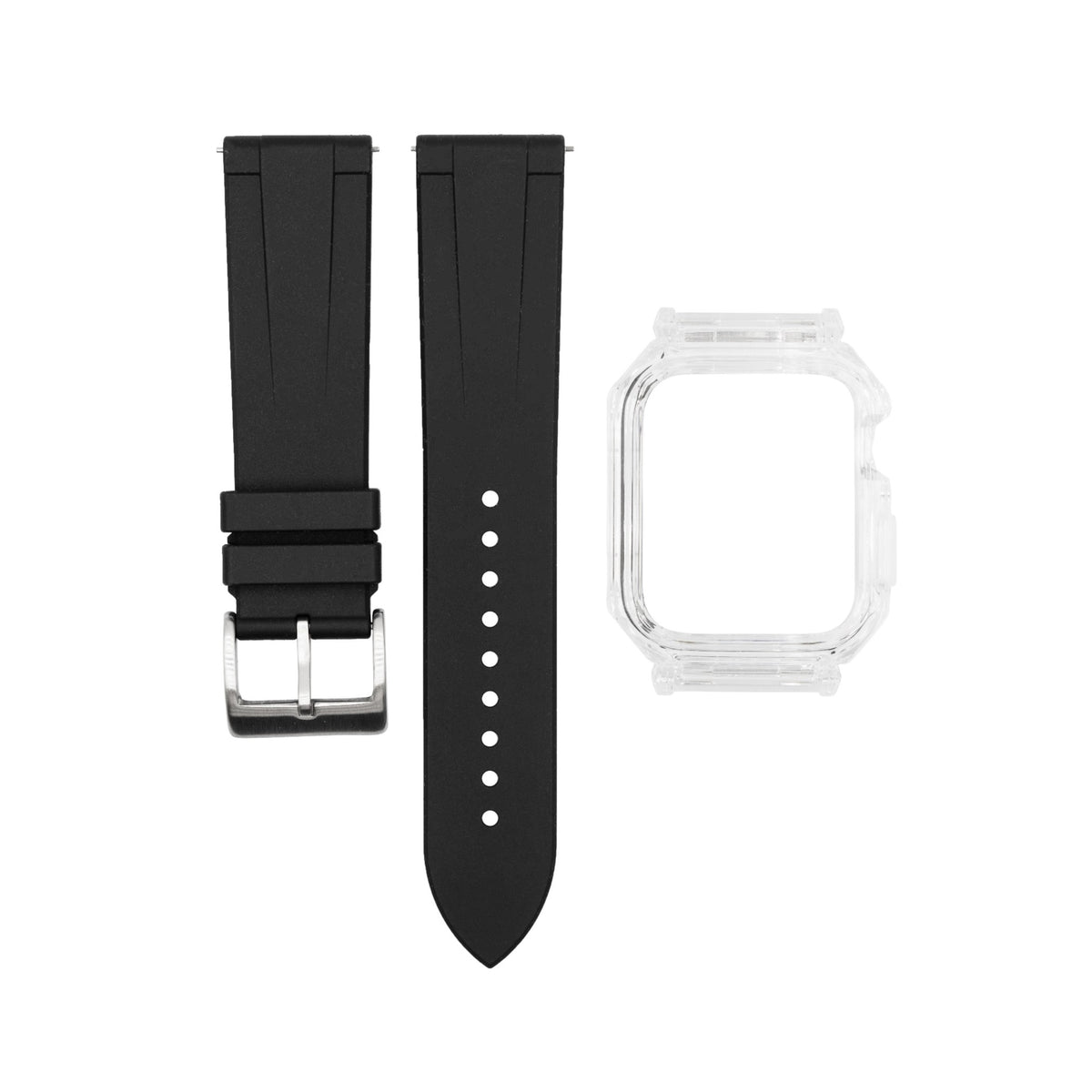 Apple Watch Rubber Mod Kit in Black - Nomad Watch Works SG
