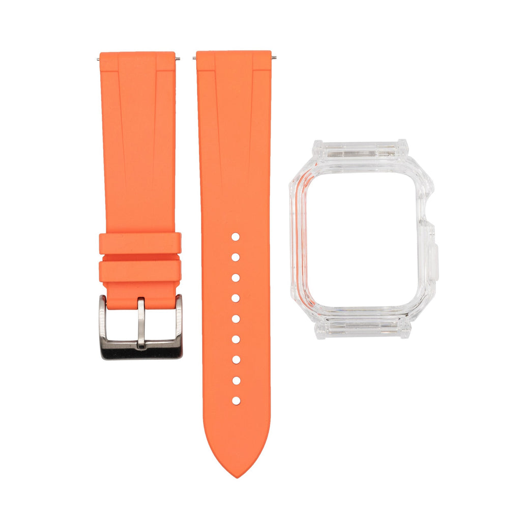 Apple Watch Rubber Mod Kit in Orange Nomad Watch Works SG