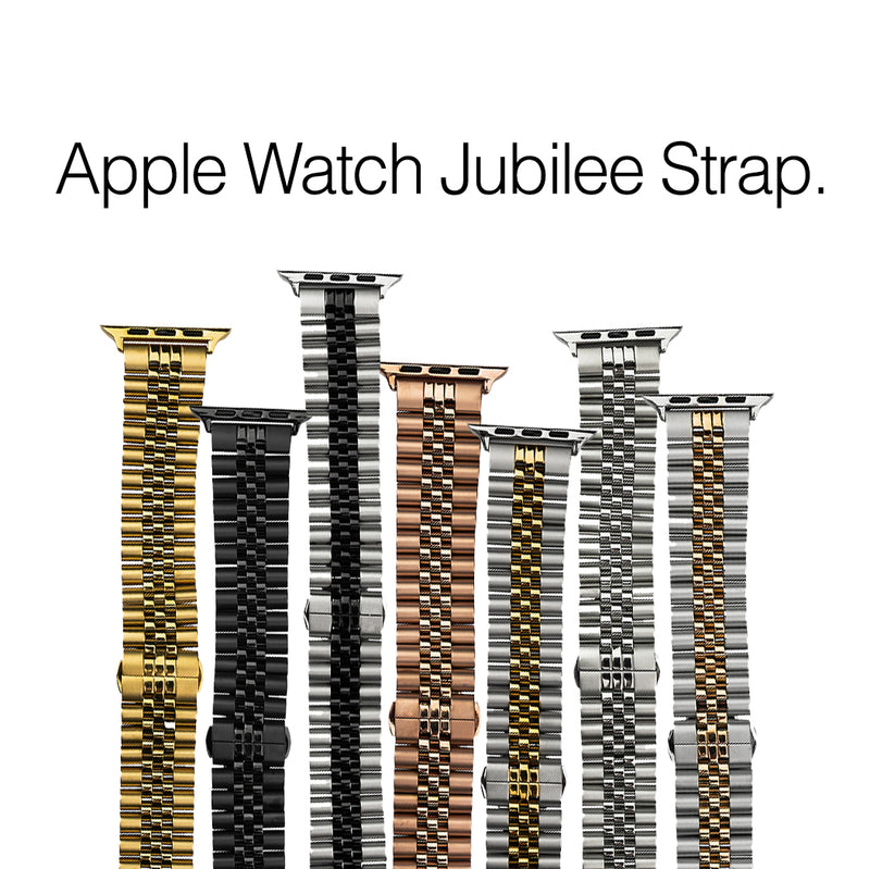 Apple Watch Jubilee Metal Strap in Yellow Gold (38 & 40mm) - Nomad Watch Works SG
