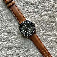 N2W Classic Horween Leather Strap in Chromexcel® Tan (18mm) - Nomad watch Works