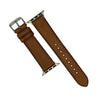 Emery Signature Pueblo Leather Strap in Cognac (38 & 40mm) - Nomad watch Works