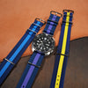 Premium Nato Strap in Navy Purple - Nomad Watch Works SG