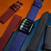 Emery Dress Epsom Leather Strap in Navy (38, 40, 41mm) - Nomad Watch Works SG