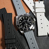 Waffle FKM Rubber Strap in Grey - Nomad Watch Works SG