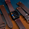 N2W Vintage Horween Leather Strap in Chromexcel® Burgundy (38, 40, 41mm) - Nomad Watch Works SG