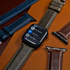N2W Classic Horween Leather Strap in Chromexcel® Olive (38, 40, 41mm) - Nomad Watch Works SG