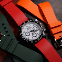 FKM Rubber Strap in Red (19mm) - Nomad Watch Works SG