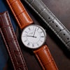 Genuine Croc Pattern Stitched Leather Watch Strap in Tan (12mm) - Nomad Watch Works SG