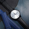Premium Saffiano Leather Strap in Black (18mm) - Nomad Watch Works SG