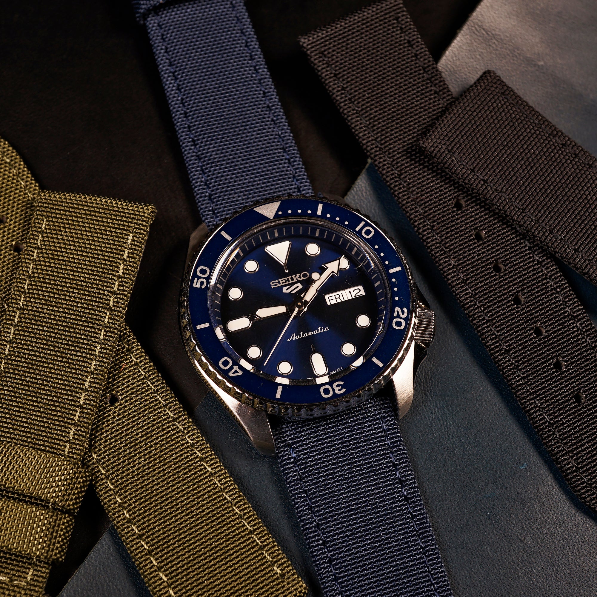 Seiko fabric online strap