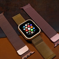 Milanese Mesh Strap in Yellow Gold (Apple Watch) - Nomad Watch Works SG