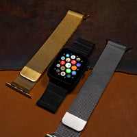 Milanese Mesh Strap in Black (Apple Watch) - Nomad Watch Works SG