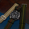 Marine Nationale Strap in Olive Red - Nomad Watch Works SG