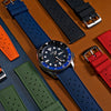 Tropic FKM Rubber Strap in Navy (20mm) - Nomad Watch Works SG