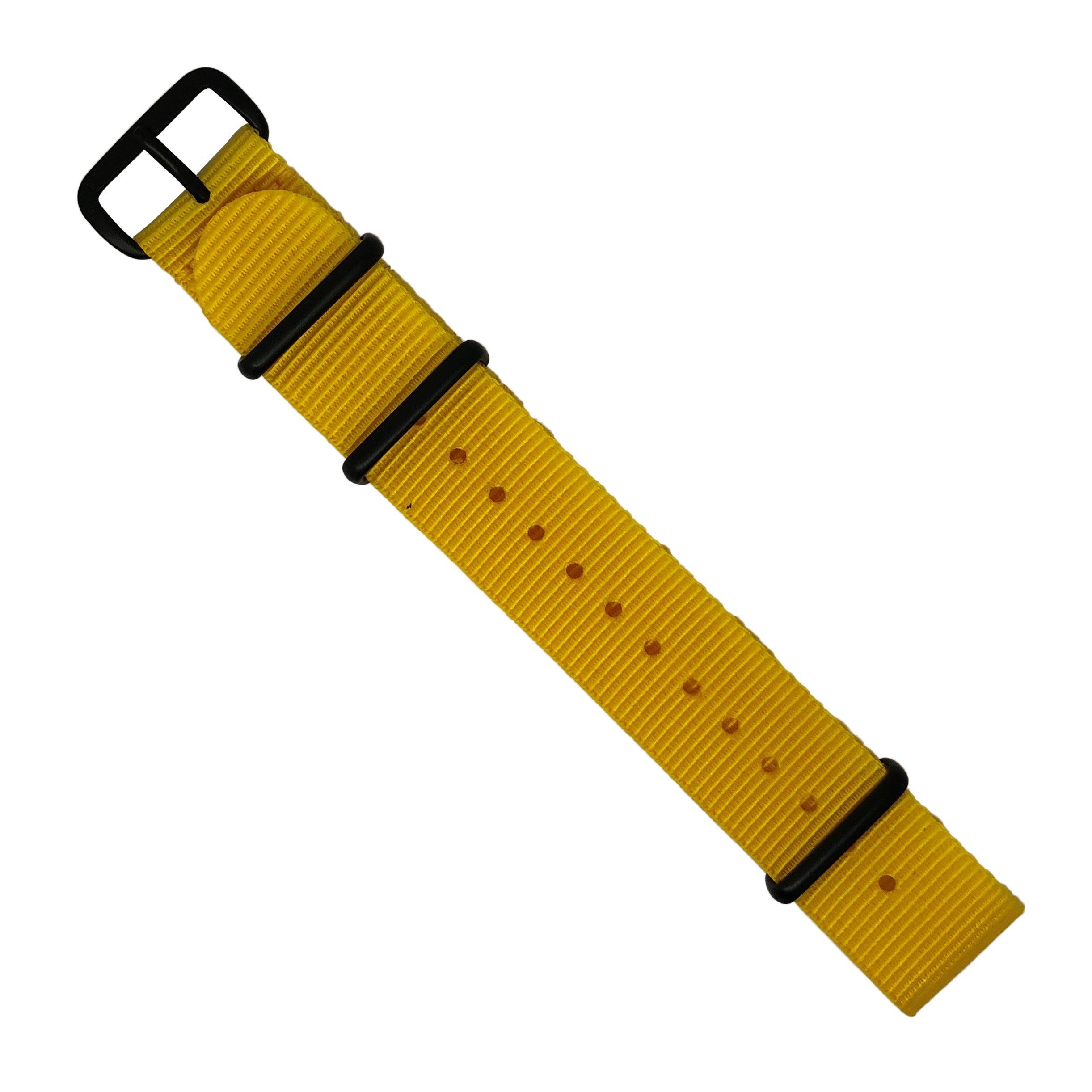 Black and best sale yellow nato strap