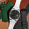 Flex Rubber Strap in White for Tissot PRX - Nomad Watch Works SG