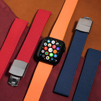 CTS Tropic FKM Rubber Strap in Orange (Apple Watch)