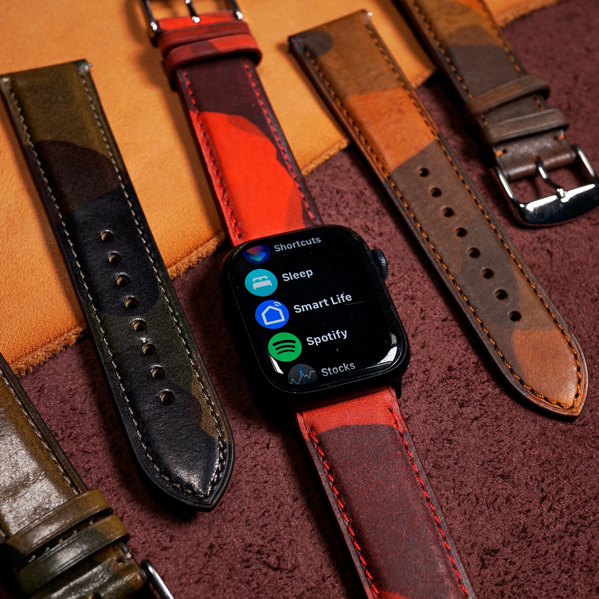 Red camo best sale apple watch band