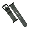 Seat Belt Nato Strap in Grey (Apple Watch) - Nomad Watch Works SG