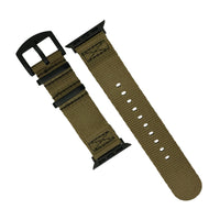 Seat Belt Nato Strap in Khaki (Apple Watch) - Nomad Watch Works SG