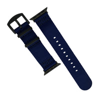 Seat Belt Nato Strap in Navy (Apple Watch) - Nomad Watch Works SG