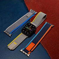 Apple Watch Trail Nylon Strap in Light Grey (38, 40, 41mm) - Nomad Watch Works SG